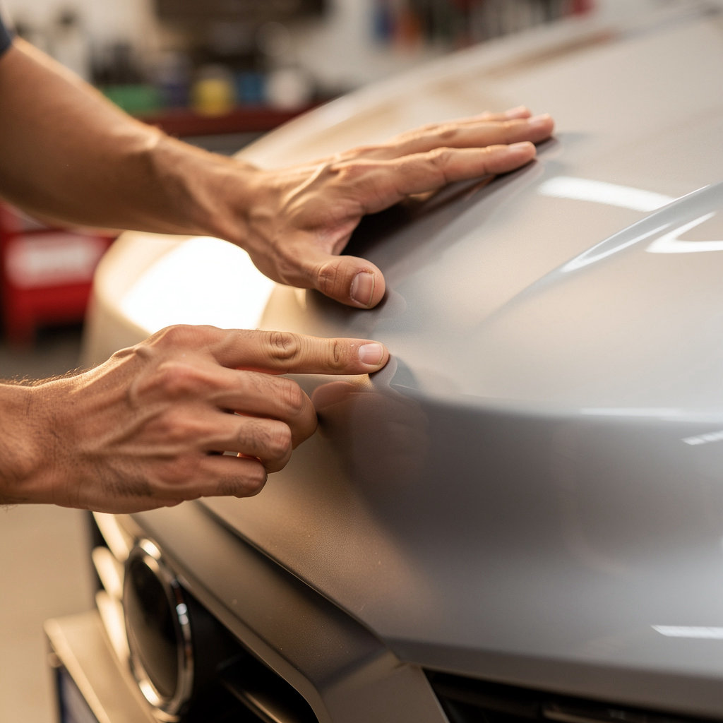 Marcos Mobile Body and Bumper Repair San Diego service van providing mobile auto body repair across San Diego County neighborhoods