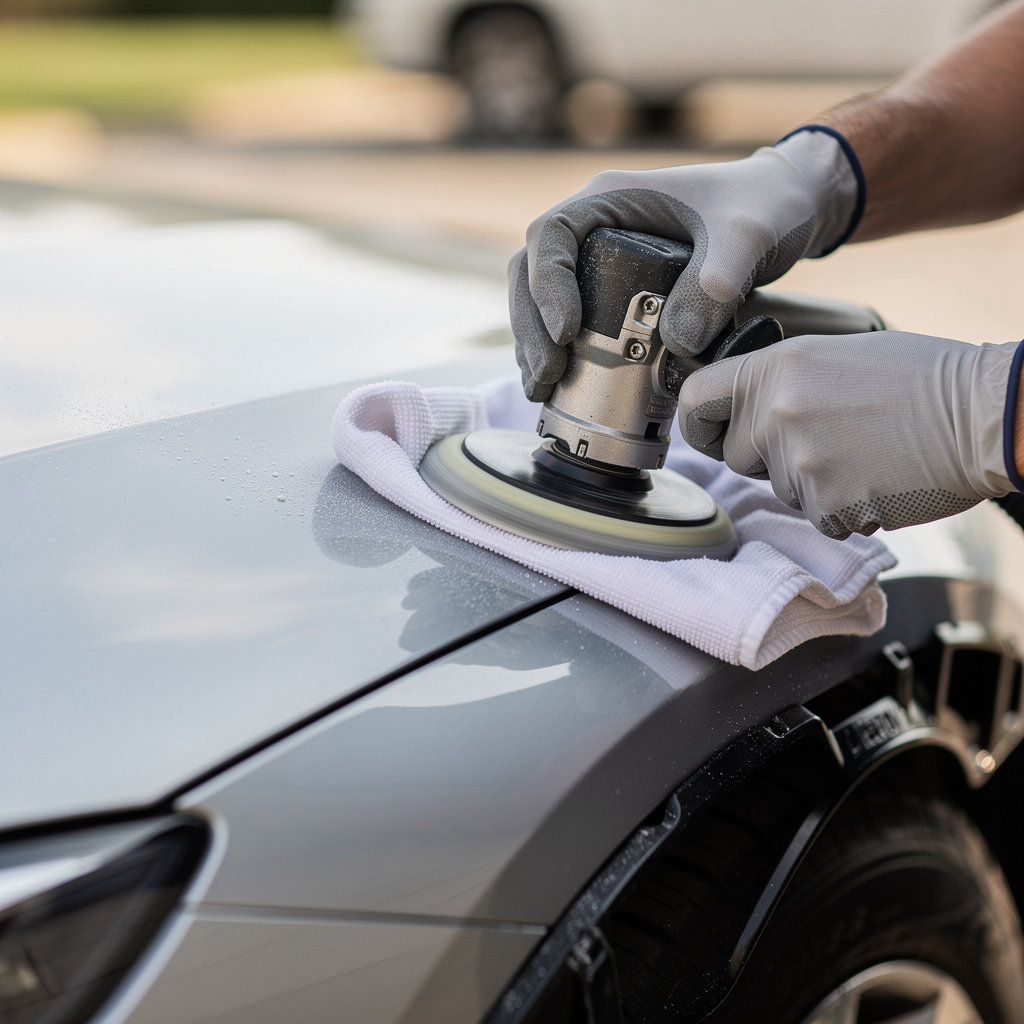 Marcos Mobile Body and Bumper Repair San Diego technician demonstrating reliability and professionalism during a mobile auto body repair in San Diego, California