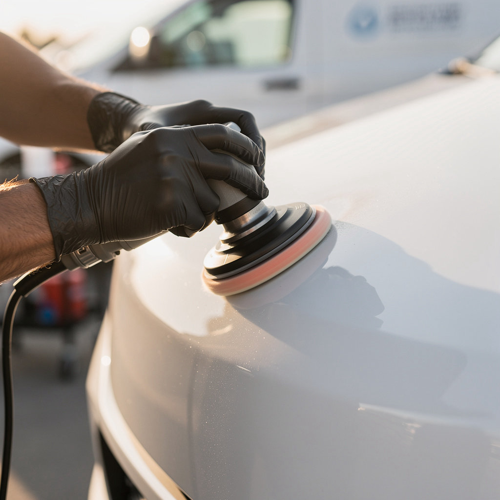 Marcos Mobile Body and Bumper Repair San Diego technician providing expert mobile auto body and bumper repair service at a customer's location